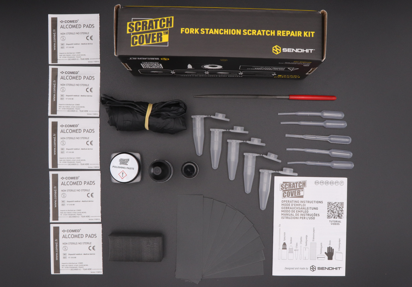Sendhit Scratchcover Schwarz oder Transparent