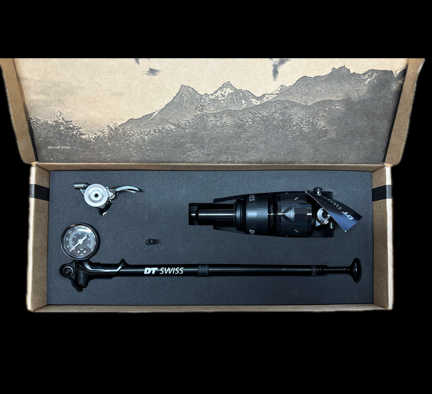 DT SWISS R535 ONE 170 x 35 Remote inkl. Remotehebel und Dämpferpumpe